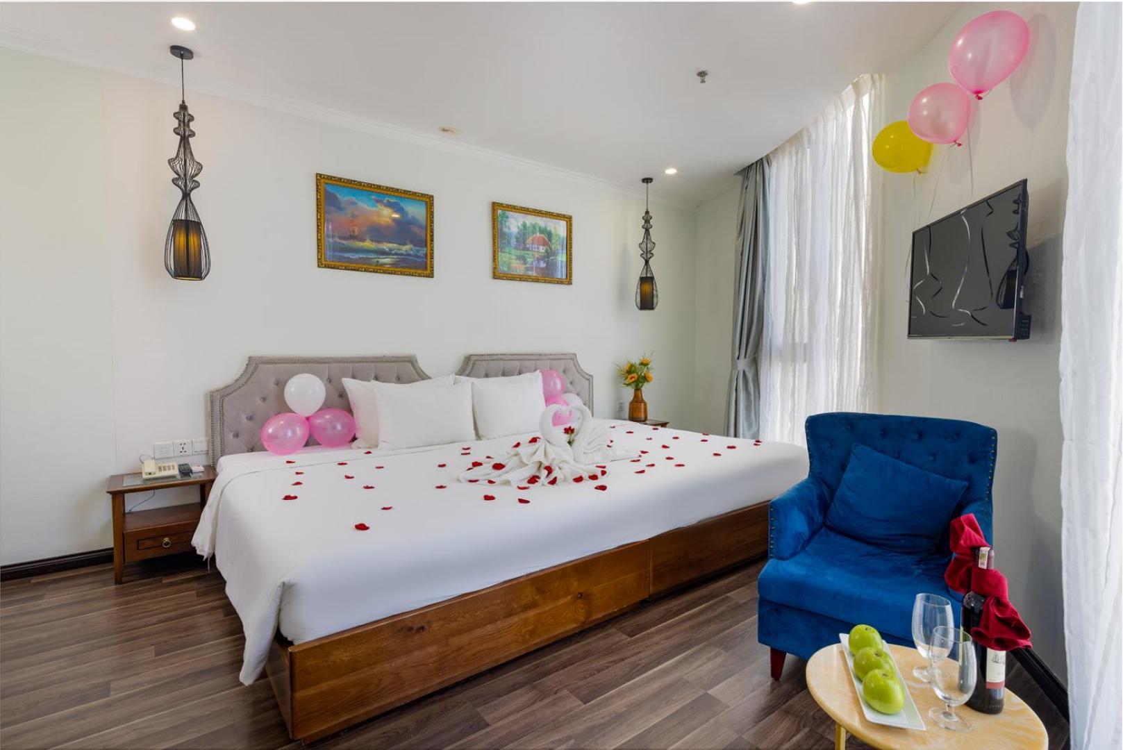 Minh Chau Premium Hotel Danang Rum bild